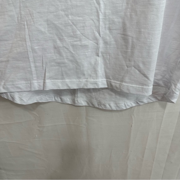 Air de Paris Womens Eiffel Tower Graphic Cap Sleeve High Low Hem T-Shirt Size 14 - Picture 4 of 7